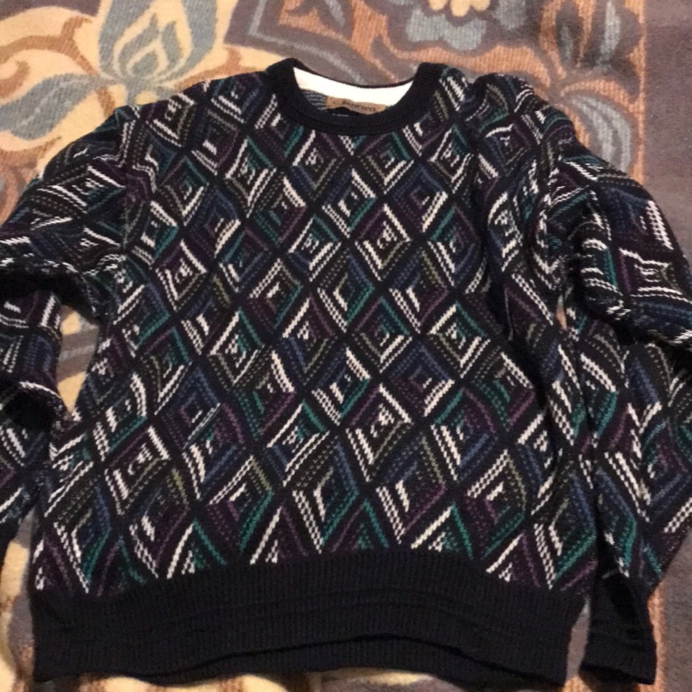 Vintage Jantzen Men's 100% Cotton Nordic Pullover Sweater M